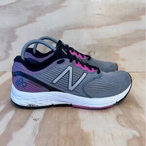 New Balance - 890 v6 - Athletic Shoes - Blue/Pink - Women's - 9